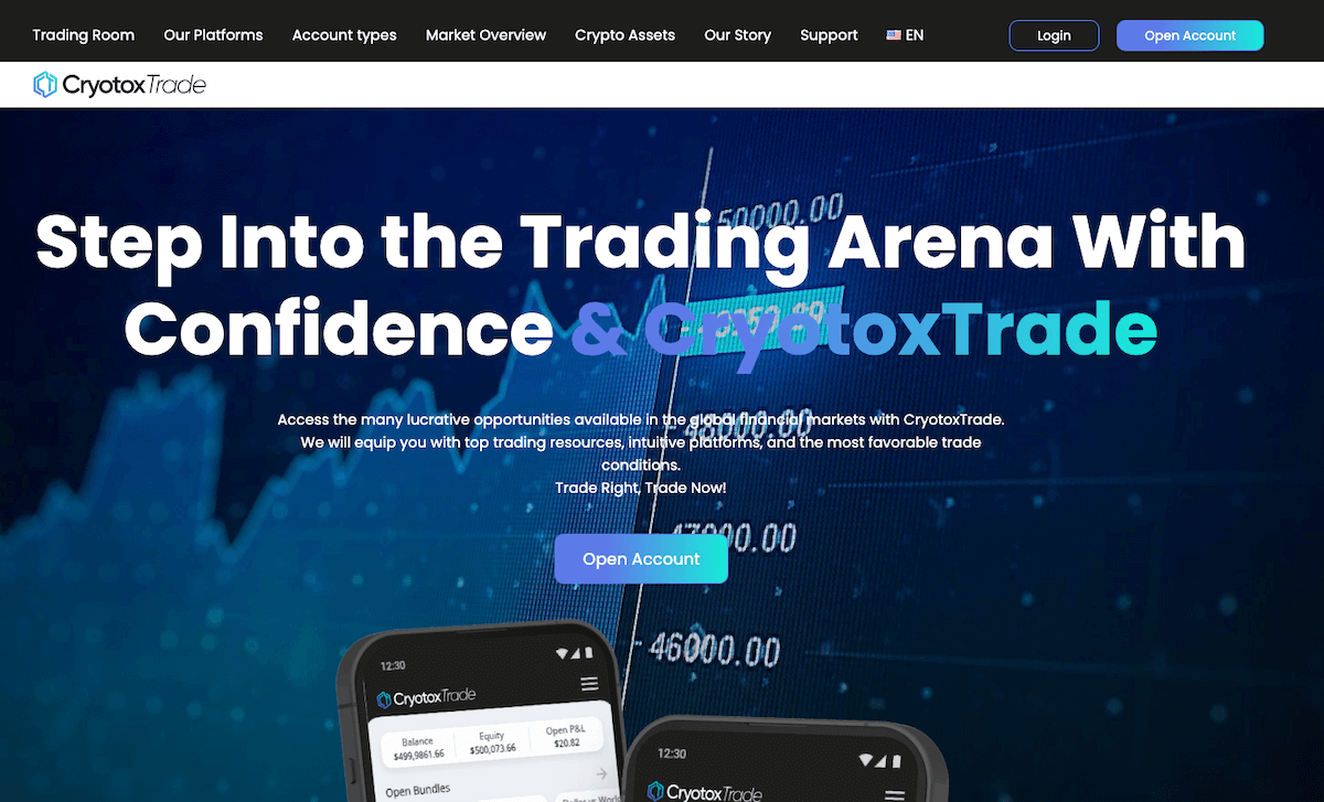 CryotoxTrade Showcases Worldwide Cryptocurrency Investment Prospects